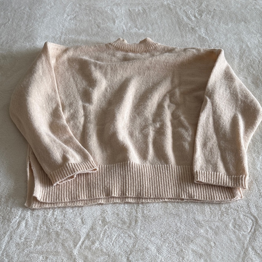 Women’s Cozy Knit Sweater Set in Light Beige - Picture 7 of 13